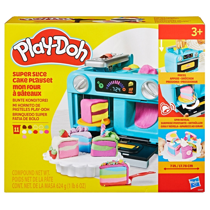 PLAY-DOH Super Slice Cake Playset in the group TOYS, KIDS & BABY PRODUCTS / Toys / Play set at TP E-commerce Nordic AB (D31591)