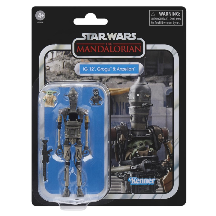 Star Wars The Vintage Collection 3.75 Inch Figure IG-12, Grogu & Anzellan in the group TOYS, KIDS & BABY PRODUCTS / Toys / Figures, Miniatures & accessories at TP E-commerce Nordic AB (D31611)