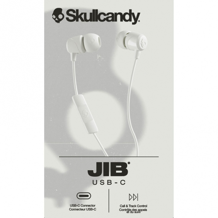 Skullcandy Headphone JIB USB-C Wired In-Ear Bone White in the group HOME ELECTRONICS / Audio & Picture / Headphones & Accessories / Headphones at TP E-commerce Nordic AB (D31665)
