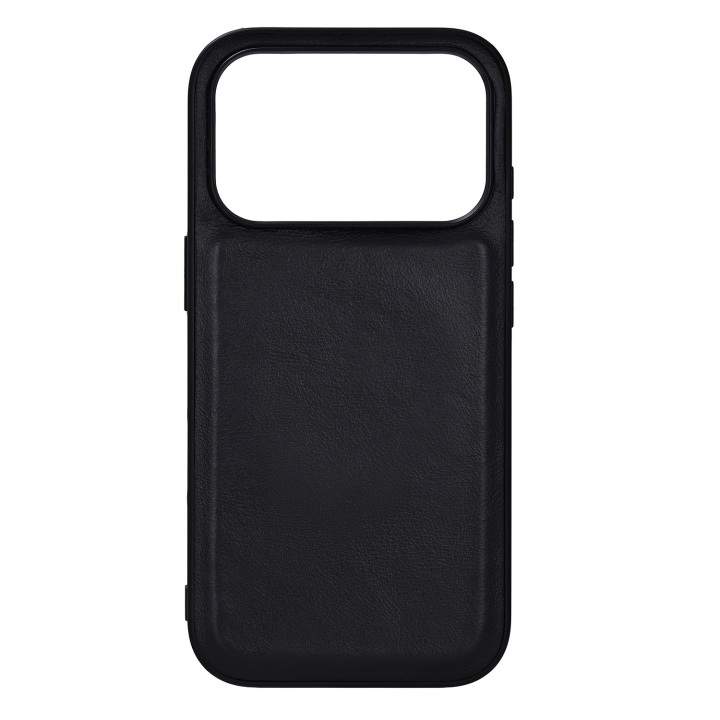 Buffalo Phone Case Leather Magseries Black - iPhone 17 Pro in the group SMARTPHONE & TABLETS / Phone cases / Apple / iPhone 17 at TP E-commerce Nordic AB (D31746)