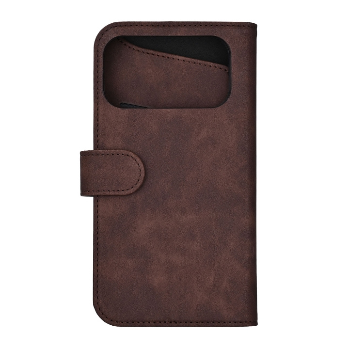 Gear Wallet Case 3 Card Slots Magseries Brown - iPhone 17 Pro Max in the group SMARTPHONE & TABLETS / Phone cases / Apple / iPhone 17 at TP E-commerce Nordic AB (D31755)
