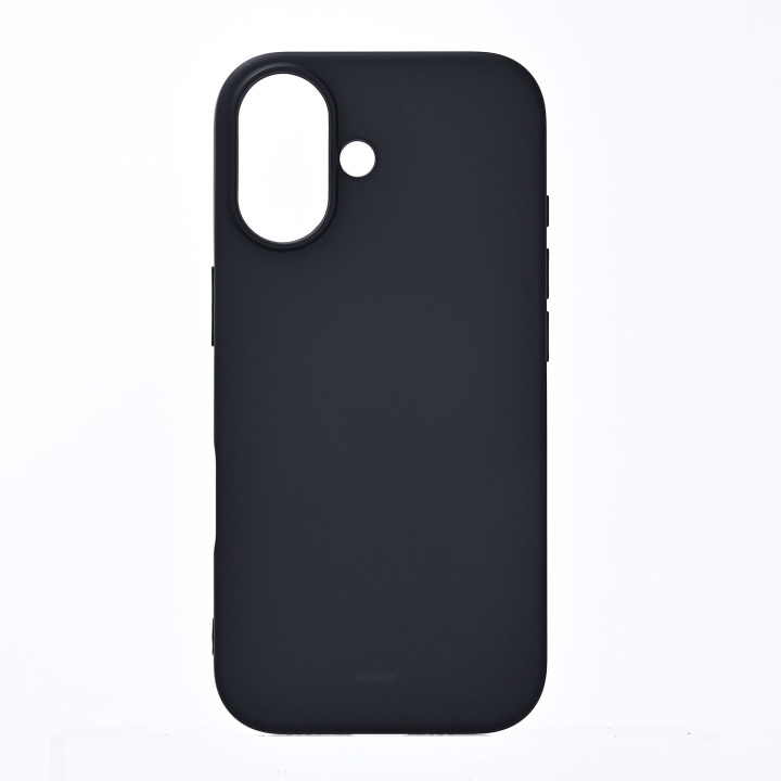 Onsala Phone Case with Silicone Feel Black - iPhone 17 in the group SMARTPHONE & TABLETS / Phone cases / Apple / iPhone 17 at TP E-commerce Nordic AB (D31763)