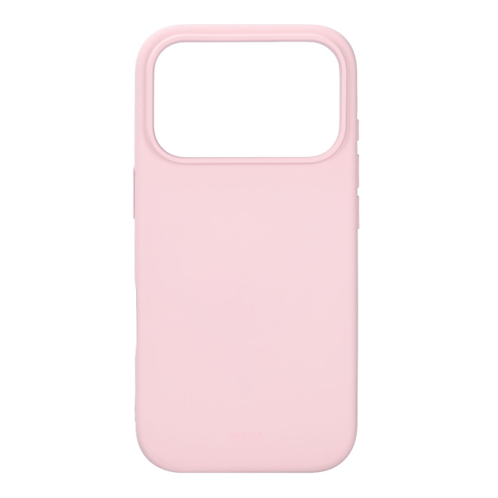 Onsala Phone Case with Silicone Feel Chalk Pink - iPhone 17 Pro in the group SMARTPHONE & TABLETS / Phone cases / Apple / iPhone 17 at TP E-commerce Nordic AB (D31774)