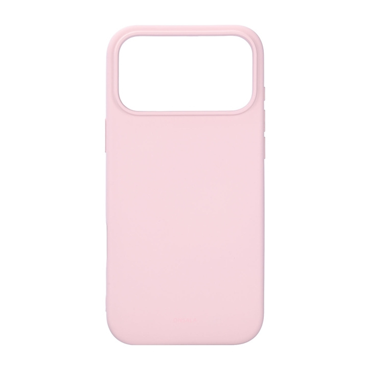 Onsala Phone Case with Silicone Feel Chalk Pink - iPhone 17 Pro Max in the group SMARTPHONE & TABLETS / Phone cases / Apple / iPhone 17 at TP E-commerce Nordic AB (D31775)