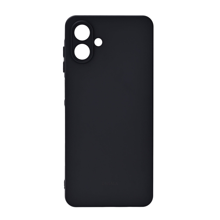 Onsala Phone Case with Silicone Feel Black - Samsung Galaxy A07 4G in the group SMARTPHONE & TABLETS / Phone cases / Samsung at TP E-commerce Nordic AB (D31791)