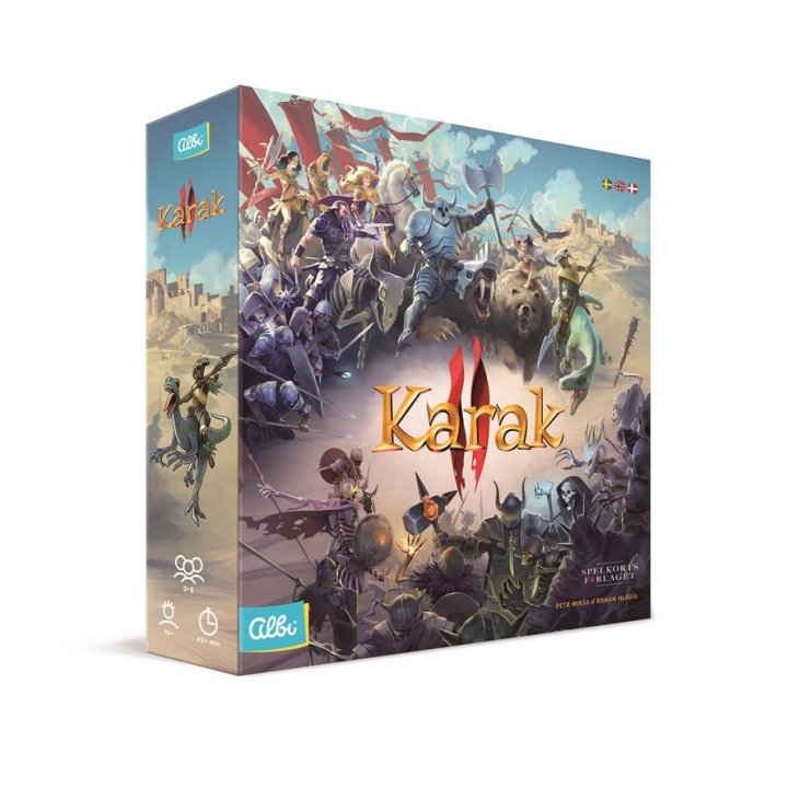 SPELKORTSFÖRLAGET Board Game Karak II (SE/DK/NO) in the group TOYS, KIDS & BABY PRODUCTS / Games / Board games at TP E-commerce Nordic AB (D31963)