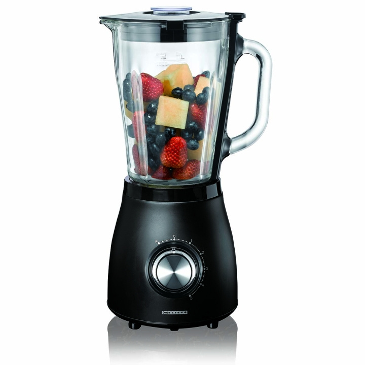 MELISSA Blender 1,5L glass jug spray 500W Matt Black in the group HOME, HOUSEHOLD & GARDEN / Household appliances / Food processor & Kitchen appliances / Mixer & Blenders at TP E-commerce Nordic AB (D32029)