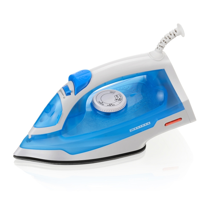 MELISSA Steam iron non-stick coating 2000W White / Blue in the group HOME, HOUSEHOLD & GARDEN / Clothes care / Irons at TP E-commerce Nordic AB (D32046)