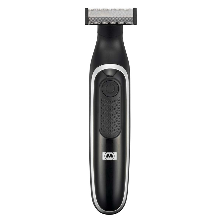 MELISSA Rechargeable beard and body trimmer with ultra-thin razor, including 4 spacer combs Black in the group BEAUTY & HEALTH / Hair & Styling / Shaving & Trimming / Beard trimmer & Accessories at TP E-commerce Nordic AB (D32054)