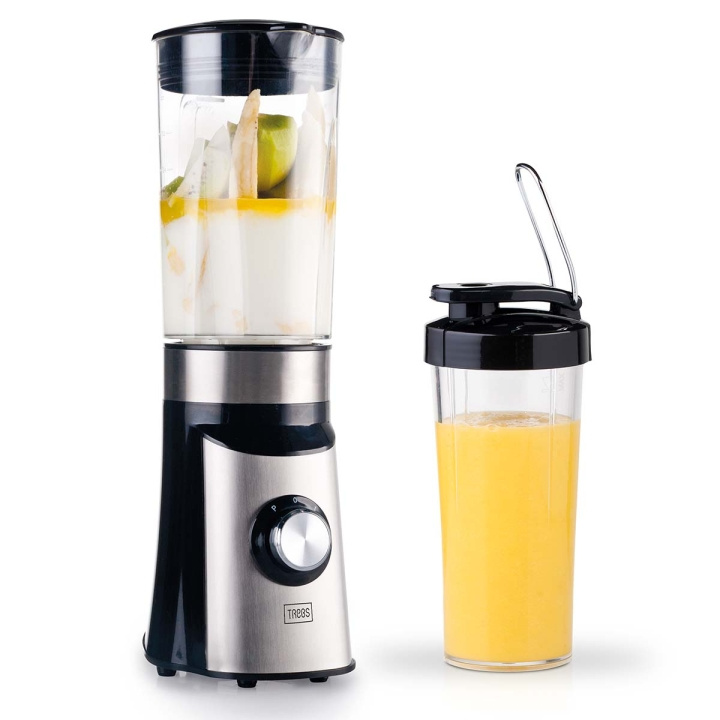 Trebs Smoothie-to-go pro drinking cup Comfortjuicer 450 ml for school, work or the gym - Black in the group HOME, HOUSEHOLD & GARDEN / Household appliances / Food processor & Kitchen appliances / Mixer & Blenders at TP E-commerce Nordic AB (D32080)