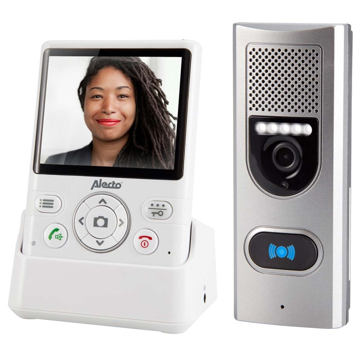 Alecto Intercom with camera and 3,5 inch color display in the group HOME, HOUSEHOLD & GARDEN / Smart home / Smart doorbells at TP E-commerce Nordic AB (D32114)