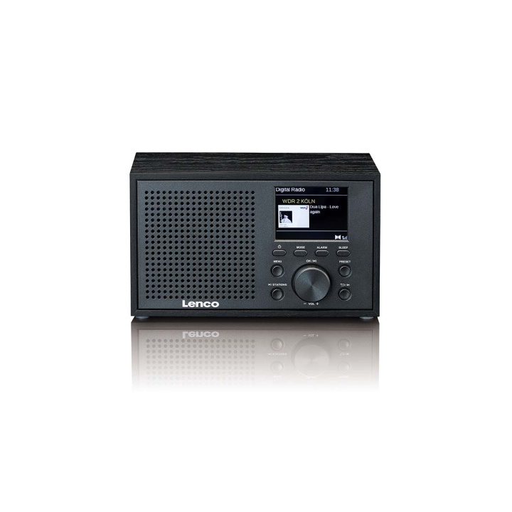 Lenco Mono DAB+ FM radio with Bluetooth® Black in the group HOME ELECTRONICS / Audio & Picture / Home cinema, Hifi & Portable / Radio & Alarm clocks / Radio at TP E-commerce Nordic AB (D32185)