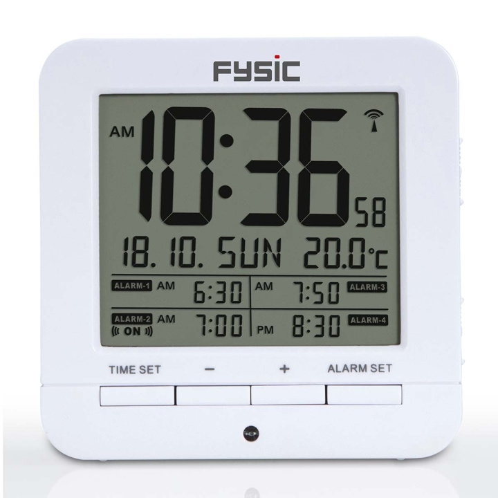 Fysic Digital alarm clock with temperature display in the group HOME, HOUSEHOLD & GARDEN / Watches & Counters / Alarmclocks at TP E-commerce Nordic AB (D32243)