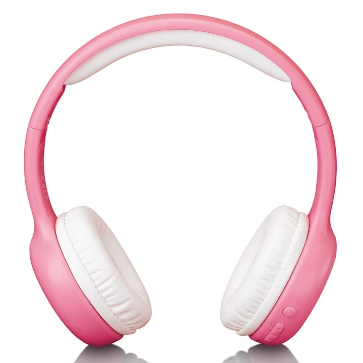 Lenco Kids Bluetooth® headphone with stickers Pink in the group HOME ELECTRONICS / Audio & Picture / Headphones & Accessories / Headphones at TP E-commerce Nordic AB (D32271)