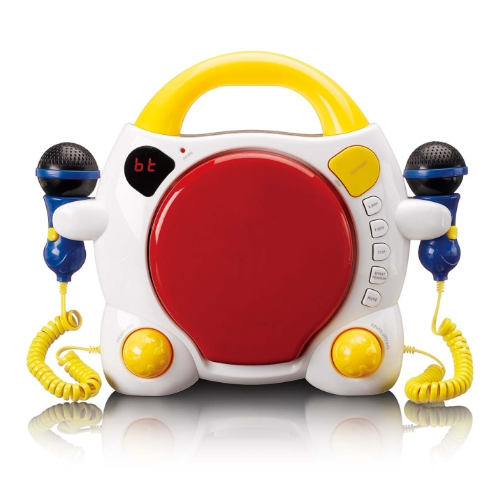 Lenco Portable CD player Bluetooth® 2 mics in the group TOYS, KIDS & BABY PRODUCTS / Toys / Electronics & Media / Other Electronics & Media at TP E-commerce Nordic AB (D32288)