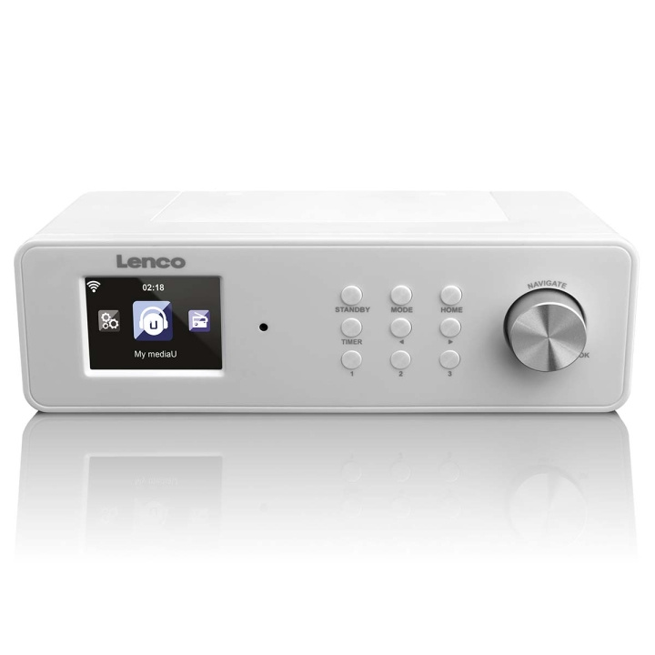 Lenco Kitchen Internet Radio with FM White in the group HOME ELECTRONICS / Audio & Picture / Home cinema, Hifi & Portable / Radio & Alarm clocks / Radio at TP E-commerce Nordic AB (D32290)