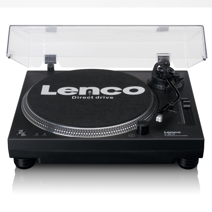 Lenco Direct drive Record Player with USB/PC Encoding Black in the group HOME ELECTRONICS / Audio & Picture / Home cinema, Hifi & Portable / Compact stereo & Record players at TP E-commerce Nordic AB (D32295)