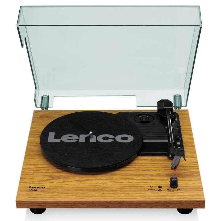 Lenco Record Player with built-in speakers - Wood in the group HOME ELECTRONICS / Audio & Picture / Home cinema, Hifi & Portable / Compact stereo & Record players at TP E-commerce Nordic AB (D32312)