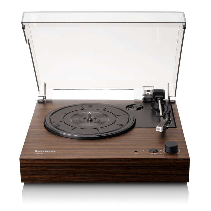 Lenco Record player with Bluetooth®, two built-in speakers, and AT3600L cartridge Wood in the group HOME ELECTRONICS / Audio & Picture / Home cinema, Hifi & Portable / Compact stereo & Record players at TP E-commerce Nordic AB (D32314)