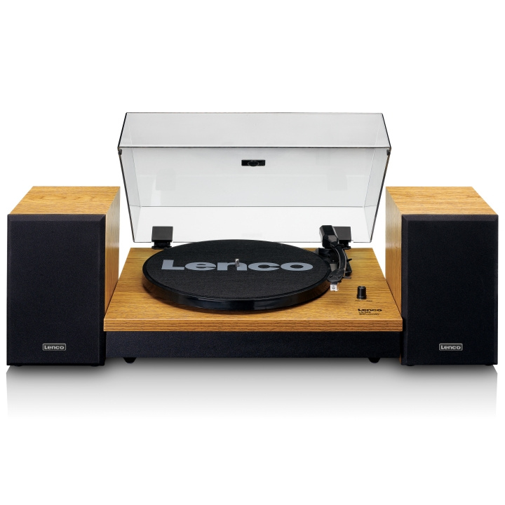 Lenco Record Player with Bluetooth® and two separate speakers Wood in the group HOME ELECTRONICS / Audio & Picture / Home cinema, Hifi & Portable / Compact stereo & Record players at TP E-commerce Nordic AB (D32315)
