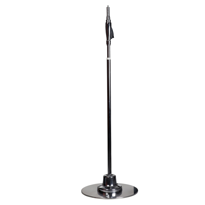 Alecto Retro microphone stand chrome in the group HOME ELECTRONICS / Audio & Picture / Speakers & accessories / Accessories at TP E-commerce Nordic AB (D32337)