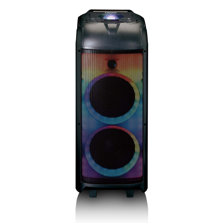Lenco PA with full front LED lighting and disco ball in the group HOME ELECTRONICS / Audio & Picture / Speakers & accessories / Bluetooth Speakers / Floor-standing sprakers bluetooth at TP E-commerce Nordic AB (D32345)