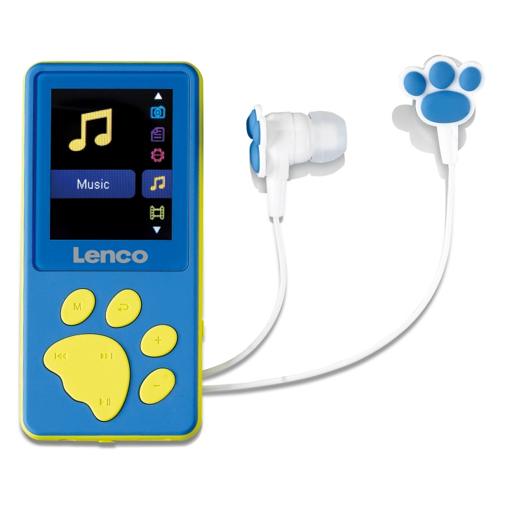 Lenco MP3/MP4 player with 8GB memory Blue in the group HOME ELECTRONICS / Audio & Picture / Home cinema, Hifi & Portable / Portable audio players / MP3-players at TP E-commerce Nordic AB (D32439)