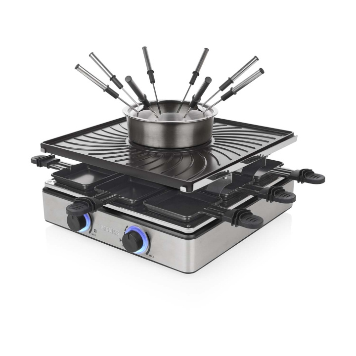 Princess Raclette & Fondue 162670 31X31cm 1700W 1,3l in the group HOME, HOUSEHOLD & GARDEN / Household appliances / Toasters & Bread grills / Table grills & Raclette at TP E-commerce Nordic AB (D32451)