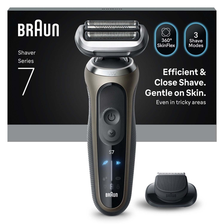 Braun Series 7 Electric Shaver 72-C1200s in the group BEAUTY & HEALTH / Hair & Styling / Shaving & Trimming / Shavers at TP E-commerce Nordic AB (D32474)