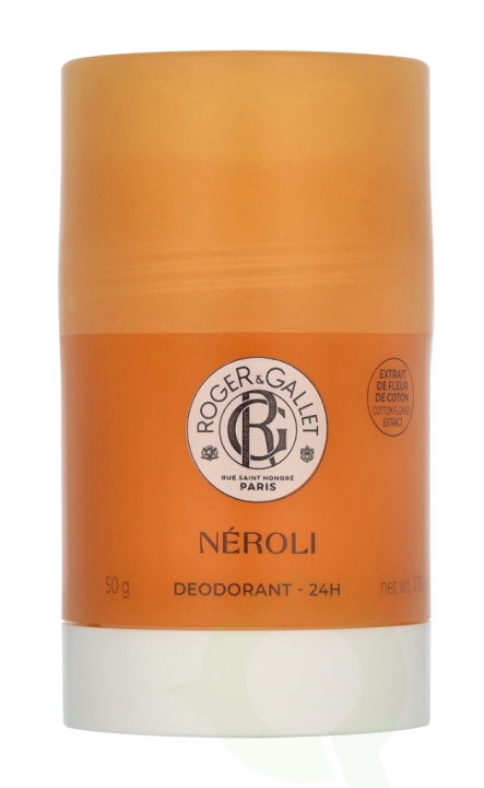 Roger & Gallet Neroli Deodorant Stick 24H 50 g in the group BEAUTY & HEALTH / Fragrance & Perfume / Deodorants / Deodorant for men at TP E-commerce Nordic AB (D32548)