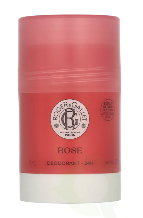 Roger & Gallet Rose Deodorant Stick 24H 50 g in the group BEAUTY & HEALTH / Fragrance & Perfume / Deodorants / Deodorant for men at TP E-commerce Nordic AB (D32549)