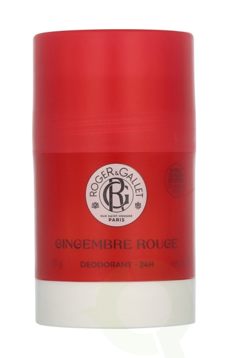 Roger & Gallet Red Ginger Deodorant Stick 24H 50 g in the group BEAUTY & HEALTH / Fragrance & Perfume / Deodorants / Deodorant for men at TP E-commerce Nordic AB (D32550)