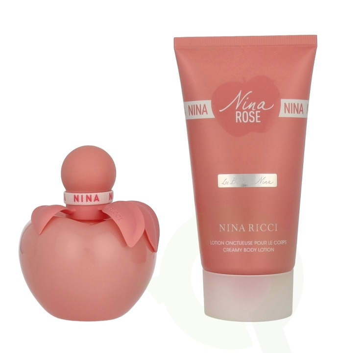 Nina Ricci Nina Rose Les Belles De Nina Giftset 125 ml Edt Spray 50ml/Body Lotion 75ml in the group BEAUTY & HEALTH / Gift sets / Gift sets for her at TP E-commerce Nordic AB (D32590)