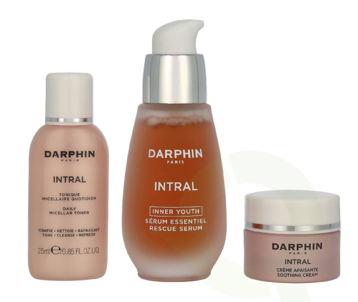 Darphin Intral Soothing Harmony Set 60 ml Micellar Toner 25ml/Youth Rescue Serum 30ml/Soothing Cream 5ml in the group BEAUTY & HEALTH / Skin care / Face at TP E-commerce Nordic AB (D32803)