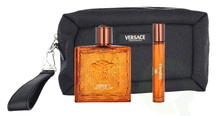 Versace Eros Najim Giftset 110 ml Parfum 100ml/Parfum 10ml/Pouch in the group BEAUTY & HEALTH / Fragrance & Perfume / Perfumes at TP E-commerce Nordic AB (D32815)