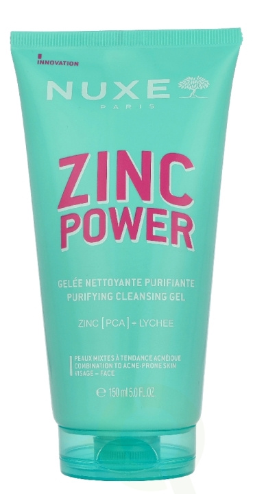 Nuxe Zinc Power Purifying Cleansing Gel 150 ml in the group BEAUTY & HEALTH / Skin care / Face / Cleaning at TP E-commerce Nordic AB (D32879)