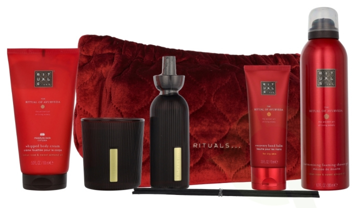 Rituals Ayurveda Large Giftset 630 ml Candle 140g/Hand Balm 70ml/Foaming Shower Gel 200ml/Body Cream 150ml/Mini Fragrance Sticks 70ml in the group BEAUTY & HEALTH / Gift sets / Gift sets for her at TP E-commerce Nordic AB (D32899)