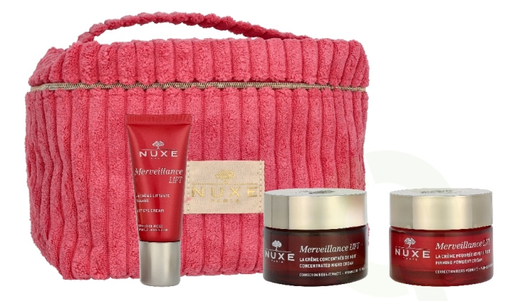 Nuxe Merveillance Lift Vanity Case 115 ml Cream 50ml/Night Cream 50ml/Eyes 15ml in the group BEAUTY & HEALTH / Gift sets / Gift sets for her at TP E-commerce Nordic AB (D32999)