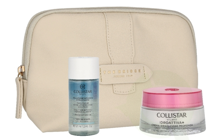 Collistar Idroattiva Set 85 ml Deep Hydratation Cream 50ml/Mini Bifase Cleanser 35ml/Pouch in the group BEAUTY & HEALTH / Skin care / Face at TP E-commerce Nordic AB (D33002)