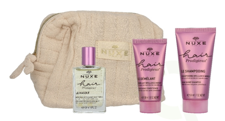 Nuxe Hair Prodigieux Rituel Exception Set 110 ml Mask 30ml/Shampoo 50ml/Detangler 30ml in the group BEAUTY & HEALTH / Gift sets / Gift sets for her at TP E-commerce Nordic AB (D33073)