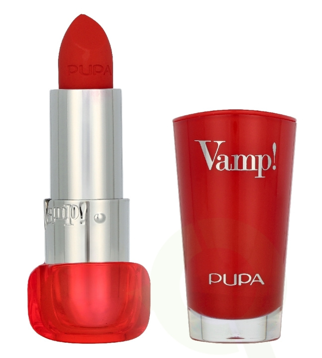Pupa Milano Pupa Vamp! Extreme Colour Lipstick 3.5 g #304 Red Flame in the group BEAUTY & HEALTH / Makeup / Lips / Lipstick at TP E-commerce Nordic AB (D33133)