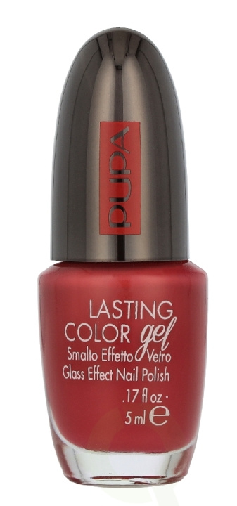 Pupa Milano Pupa Lasting Color Gel Glass Effect Nail Polish 5 ml #100 Tropical Red in the group BEAUTY & HEALTH / Manicure / Pedicure / Nail polish at TP E-commerce Nordic AB (D33196)