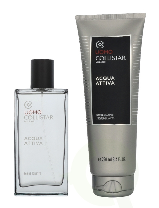 Collistar Uomo Acqua Attiva Giftset 350 ml Acqua Attiva Edt Spray 100 ml / Acqua Attiva Shampoo 250 ml in the group BEAUTY & HEALTH / Gift sets / Gift sets for her at TP E-commerce Nordic AB (D33242)