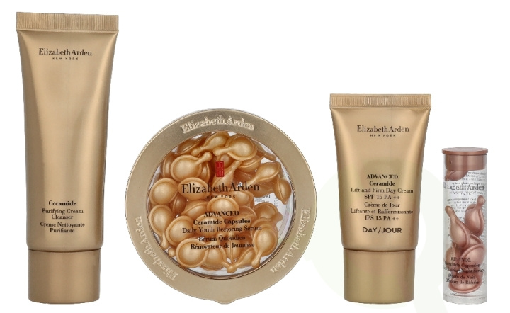 Elizabeth Arden E.Arden Ceramide Advanced Capsules Lift & Firm Youth Set 96.2 ml Cream Cleanser 50ml/Capsules Serum 28ml/Day Cream 15ml/Capsules Night Serum 3,2ml in the group BEAUTY & HEALTH / Gift sets / Gift sets for her at TP E-commerce Nordic AB (D33245)