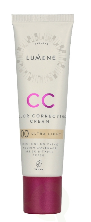 Lumene CC Color Correcting Cream SPF20 30 ml #00 in the group BEAUTY & HEALTH / Skin care / Tanning / Sunscreen at TP E-commerce Nordic AB (D33248)