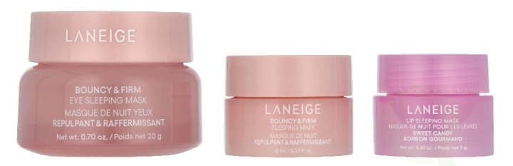 Laneige Plump & Hydrate Trio Set 33 g Lip Sleeping Mask 3g/Sleeping Mask 10ml/Eye Sleeping Mask 20g in the group BEAUTY & HEALTH / Gift sets / Gift sets for her at TP E-commerce Nordic AB (D33324)