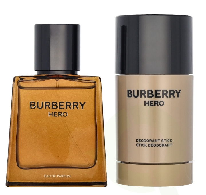 Burberry Hero Giftset 125 ml Edp Spray 50ml/Deo Stick 75ml in the group BEAUTY & HEALTH / Fragrance & Perfume / Perfumes / Perfume for him at TP E-commerce Nordic AB (D33325)