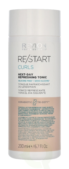 Revlon Re/Start Curls Next-Day Refreshing Tonic 200 ml in the group BEAUTY & HEALTH / Hair & Styling / Hair care at TP E-commerce Nordic AB (D33546)