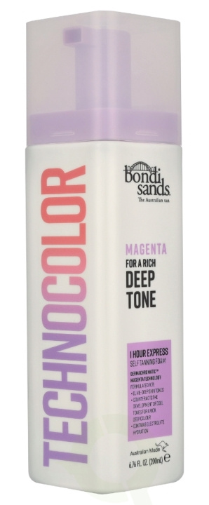 Bondi Sands Technocolour Magenta Self Tanning Foam 200 ml in the group BEAUTY & HEALTH / Skin care / Tanning / Sunless tanning at TP E-commerce Nordic AB (D33559)