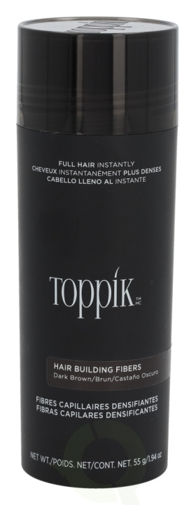 Toppik Hair Building Fibers - Dark Brown 55 g in the group BEAUTY & HEALTH / Hair & Styling / Hair styling at TP E-commerce Nordic AB (D33665)